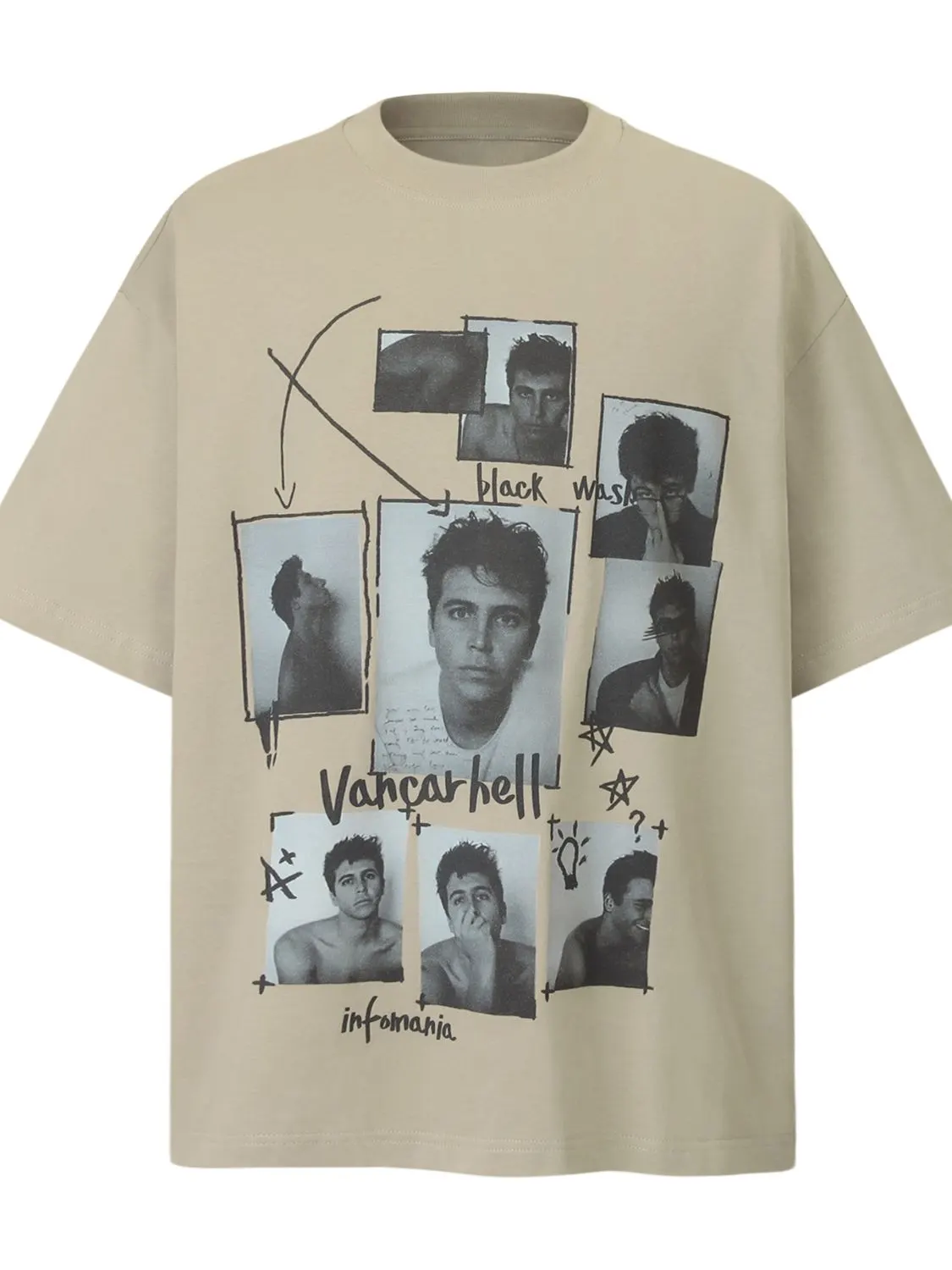 Men's Oversized Photo Short Sleeve T-Shirt
