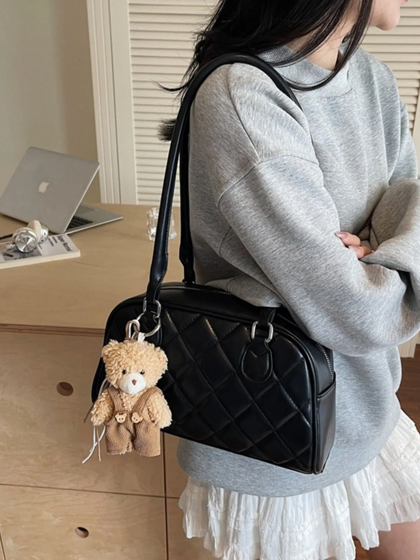 Quilted Leather Shoulder Bag