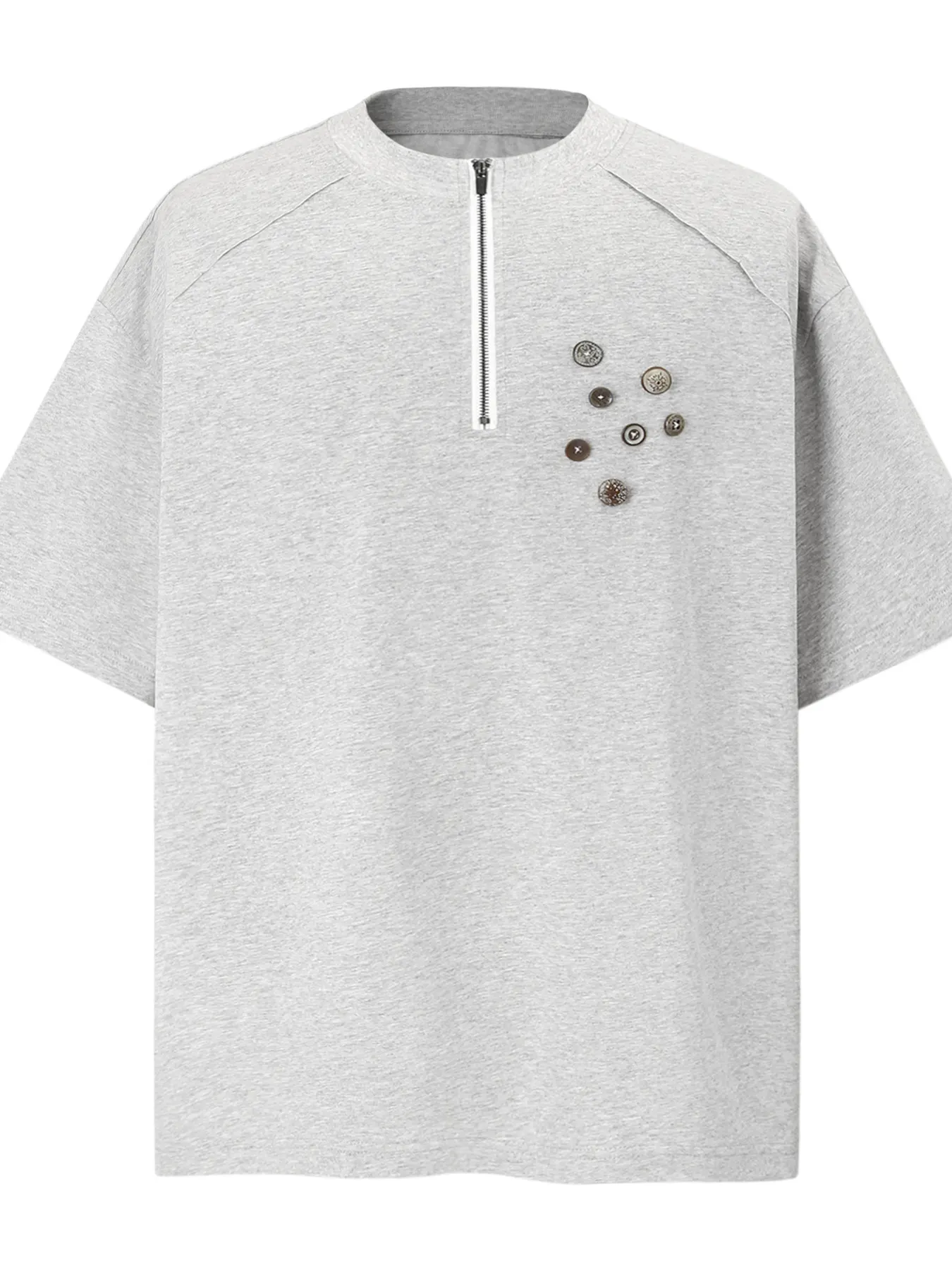 Men's Quarter-Zip Short Sleeve T-Shirt